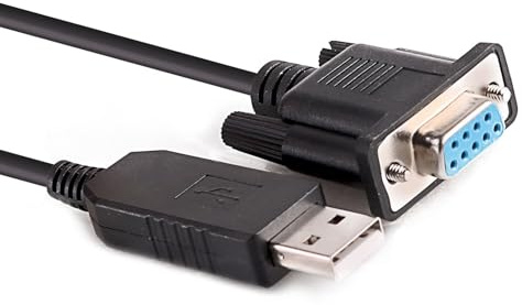 Suamdoen Cable de programación USB CAT FT231XS Chip USB DB9 hembra Serial RS232 Cable adaptador de comunicación para Yaesu FT-450 FT-950 FT-1000MP FT-2000 FT-9000 ST-9F