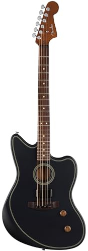 Fender Acoustasonic Standard Jazzmaster Black - Westerngitarre