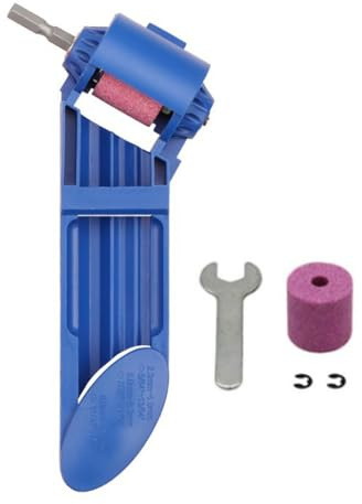Drill Bit Sharpening Kits with Grinder Wrench and Stone for Easy Use in Workshops and Garages