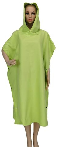 Adult Wearable Towel Robe with Hood Quick-Drying Comfortable for Beach Hot Springs Fitness Swimming Vacation Yoga