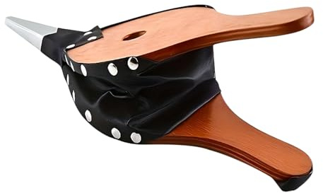 Öppen spis bubbelbälg för utomhusbruk – 40 x 13 cm retro, grillfläkt, handgjort verktyg | starkt luftflöde för grillning, öppen spis, grill, trädgård, resor, picknick, utomhusaktiviteter