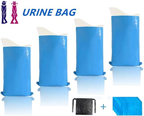 3 Packungen 12 Stück Einweg-Urinbeutel, große Kapazität, tragbar, Camping Pee Bags für Reisen, super saugfähig, Unisex Urinierbeutel, Erbrochen, Auto Toilette, Mini Toilette für Stau Auto Reisen