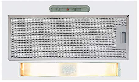 CATA G-45 WH – Gruppo Filtrante da Incasso 51 cm, 335 m³/h, 2 Velocità, LED, Bianco, Filtro Metallico Lavabile, Ø120 mm