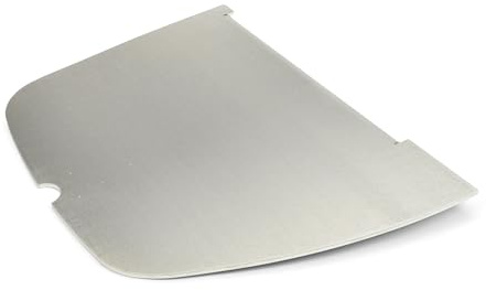 Grillrost.com Das Original Edelstahl Grillplatte | Plancha passend für Napoleon Travel Q - ersetzt die Linke Grillrosthälfte - extra massiv