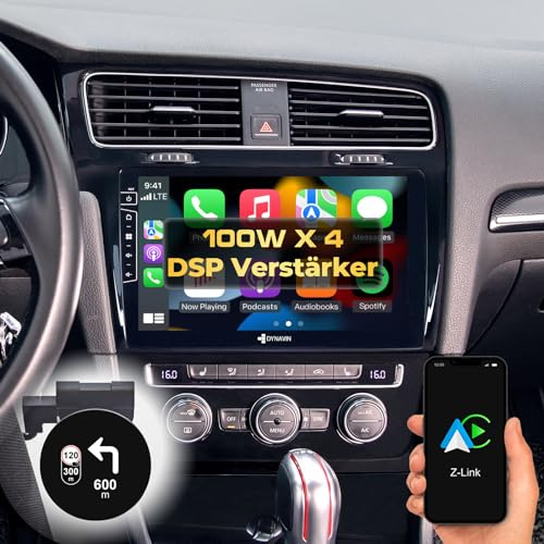 DYNAVIN Android bilradio navigator för VW Golf 7 Golf VII, 10,1 tums OEM-radio med trådlös Carplay och Android Auto | Head-up-skärm | Inkl. DAB+: D9-3B Premium Flex