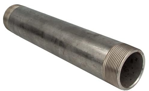 Schlösser JS Passstück 1 1/4 Zoll (DN25) x 260 mm für Wasserzähler Wärmemengenzähler - Stahl verzinkt - 0080042000001