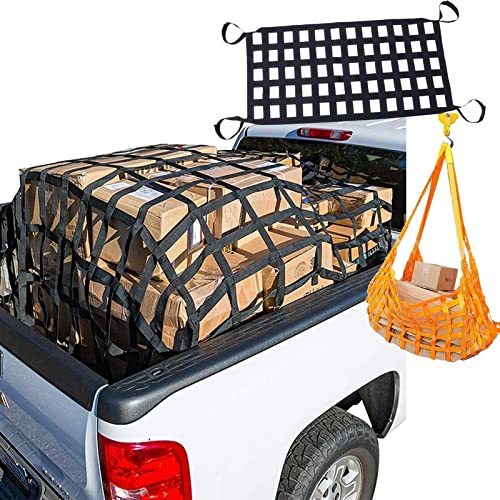 Hangendes Hebenetz - Polyester Anhängernetz, Frachtnetz Zum Aufhängen, Reißfest, Stark Belastbar, Tragbar, Polyester-Hebenetz, Sicherheitsnetz Für Treppen, Schwarz ( Size : 3 X 3M/Mesh 15cm/Load 2t )