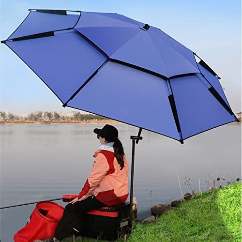 Parasol Parasol de Plage Parapluie de Pêche pour Shades Outdoor - Parasol Parasol pour Plage - Parasol Parasol pour Jardins Patios Camping Bord de Mer, Arc Longueur 200/220/240cm, Voiles d'ombrage