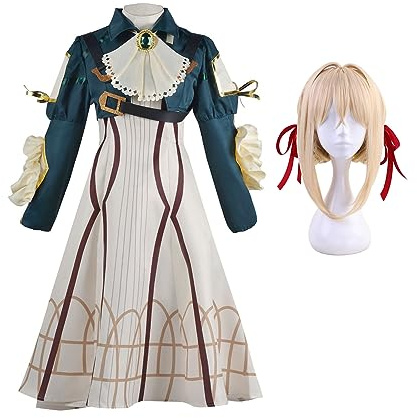 Jilijia Anime Violet Evergarden Cosplay Costumes Cosplay perruques et Lolita robe Fête de Noël cosplay costumes pour filles