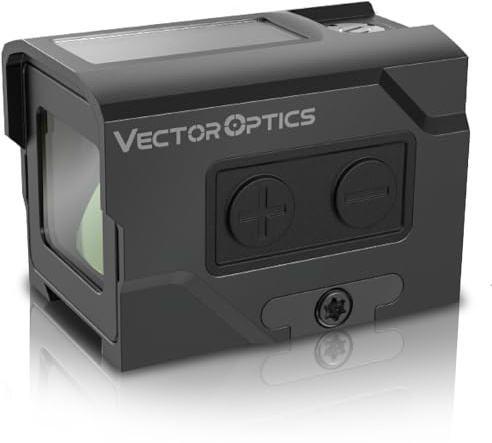 Vector Optics SCRD-SM63 Frenzy Plus 1x18x20 SOL Multi Reticle Rotpunkt Visier für Sport, Airsoft und Jagd, Luftgewehr, Ziel-Visier, Reflex-Visier, Red-Dot zum zielen mit Solar