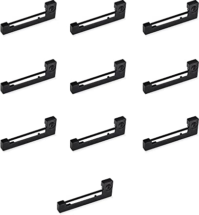 COSINE 10 STÜCKE Schwarzes Taxi Farbband Kassetten Band -05 ERC05 Passend für M150 M-150II M1500II M150II EC7000 150II M-150 II