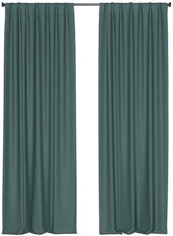 Domus&Trend - Tende Oscuranti per Interni 1 Pannello 140x260, Tende Camera da Letto Soggiorno Moderne Ignifughe Isolanti Passanti Nascosti, Tenda Oscurante Antirumore Coprente 100% Made in Italy, 1 Pz