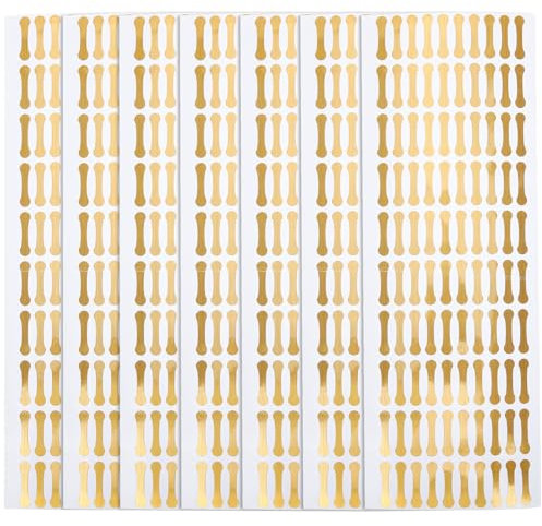 TEHAUX Tamper Seal Label 500pcs Adhesive Tamper Stickers Round Sticky Seals Dissolvable Food Labels Kit