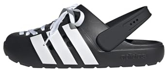 adidas unisex - vuxen Adilette 2.0 Clog Sandal, Core Black/Ftwr White/Core Black, 40.5 EU