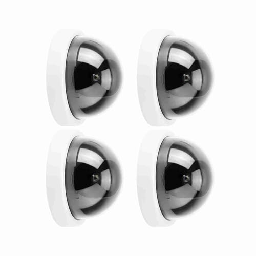 Mit der 4-teiligen Dome-Simulationskamera CCTV-Dummy-Überwachungskamera Mit Blinkendem LED-Licht Können Sie den Aufwand für die Implementierung eines Sicherheitssystems Erheblich