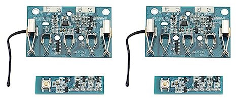 Reinscer 2 placas de circuito impreso para batería de iones de litio de 18 V, protección de detección de voltaje