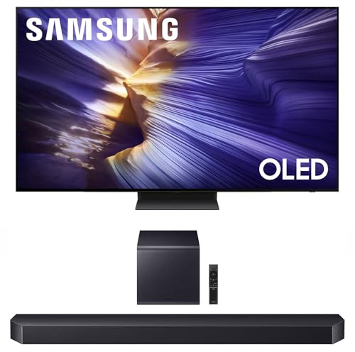 Samsung QN65S90FAFXZA 65 Inch 4K OLED Smart TV with a HW-Q900F Q Series Soundbar 7.1.2 Ch Subwoofer (2025)