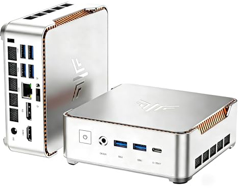 KAMRUI P2 Mini PC Windows 11 Pro, In·tel 12 Cores / 16 Threads 12600H mini desktop computer(Beat i7-1195G7/12450H up to 4.5GHz), 16GB RAM 512GB SSD USB3.2*6/Type-C/Wifi6/BT5.2 for Business Home Office