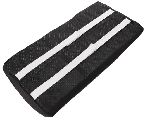 MOLUCKFU Cuscino Poggiapiedi Mezzaluna in Memory Foam Lento Ritorno per Poltrona Reclinabile Fascia Elastica e Fodera Morbida per Sollevamento Gambe e Supporto Lombare