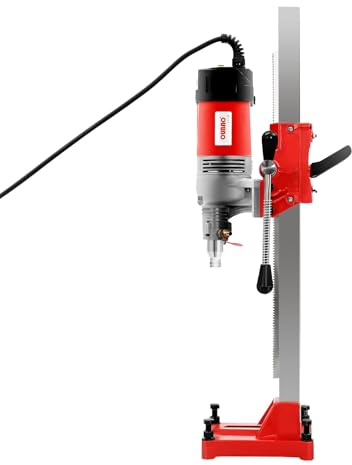 WooDerson Trapano a nucleo 2300 W, motore in rame puro, max. 80 cm, diametro 6,5 pollici, albero principale M22, per calcestruzzo/marmo/mattoni, con giunto di sicurezza, impugnatura ergonomica.