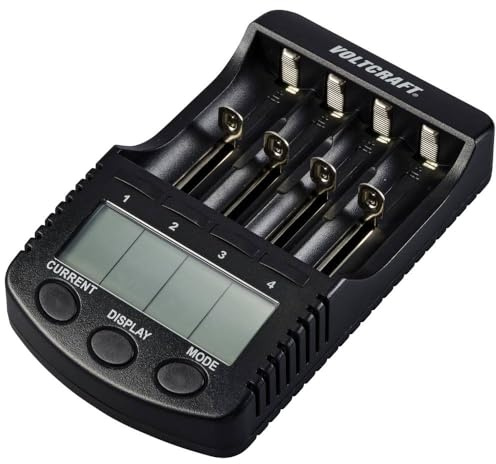 VOLTCRAFT CC-2 Rundzellen-Ladegerät NiMH, NiCd, LiIon Mignon (AA), Micro (AAA), Baby (C), Sub-C, 26650, 26500, 18650, 1