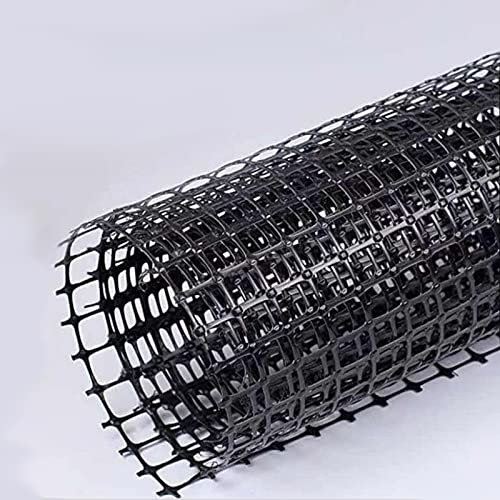 LFFH Net D'oiseau, 3Cm Maille Taille 50M Plastique Multipurpose Filet Filet Filet Facile À Stocker Roll-Up, Protégez des Champs Et des Arbres Fruitiers De Oiseaux,Noir,1x50m/6.5kg