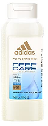 adidas Active Skin & Mind, Deep Care Shower Gel, Docciaschiuma per Uomo e Donna, 250 ml - Unisex