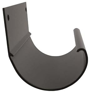 Renoplast® R50 Raccord de gouttière en aluminium | 8 cm Graphite | Gouttière d'évacuation des eaux pluviales Profilés en tôle pliée | Gouttière à emboîter pour abri de jardin Carport Terrasse Balcon