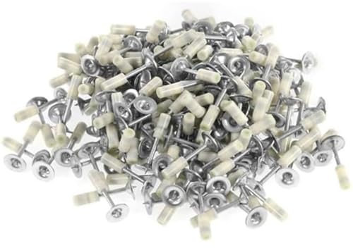 200pcs Round Nails for Mini Steel Concrete Nail Gun, 27mm x 7.3mm Mini Round Nails, Nail Gun Accessories