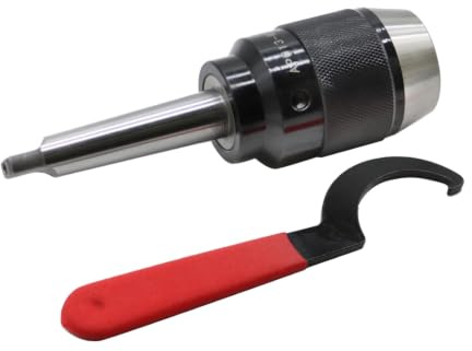 Yunnergo 1/64-1/2 Heavy Duty MT2 Shank Lathe Keyless Drill Chuck