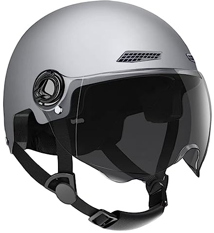 BommFu Casque Trottinette Electrique, Casques Demi-Scooter Hautement Protecteurs Amortisseurs, Équipement De Protection pour Patinage, Escalade, Adultes Et Jeunes (54-62 Cm)