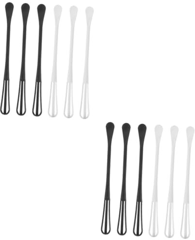 Ciieeo 12pcs Mini Whisk Egg Whisk Baking Spoon Hand Manual Milk Stirrer Manual Small Mixing Accessories Easy to Use