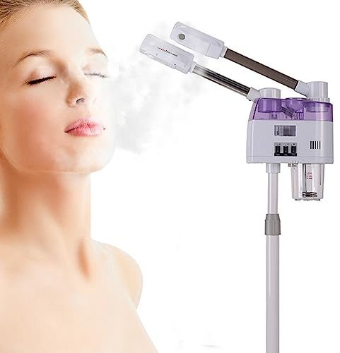 2 en1 Ozone vaporisateur appareil à vapeur salon de beauté sauna visage esthetique professionnel Chaud Professionnel Vapeur et Production Soins Peau Visage pour Salon de Beauté, SPA, Maison