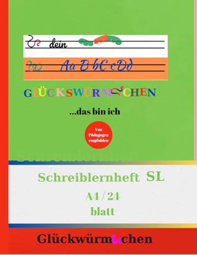Schreiblernheft Lineatur SL: DIN A4-24 Blatt quer