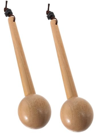 WHAMVOX 2pcs Youth Sliding Mitt Mallet Baseball Glove Hammer Wooden Mallet for Training Portable Softball Glove Shaper