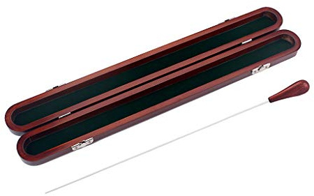 Rosewood Taktstock für Musikinstrumente, Regisseur, Dirigent, Taktstock & handgefertigter Koffer