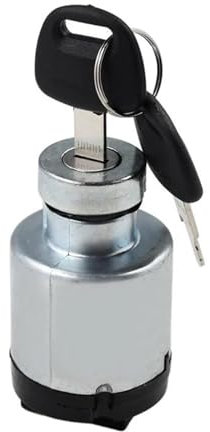 Blocchetto Accensione a Chiave Universale da 12V Interruttore di accensione dell'escavatore con 2 chiavi per escavatore per John per Deere 370C 450DLC 450LC 490E 550LC