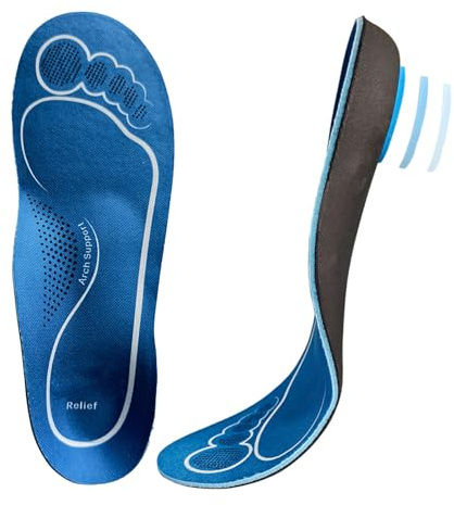 Raypontia Inserti di supporto per l', per la correzione della supinazione, inserti per scarpe traspiranti, assorbenti dagli urti, accessori per scarpe anti-patigue, per stivali da lavoro, abito da