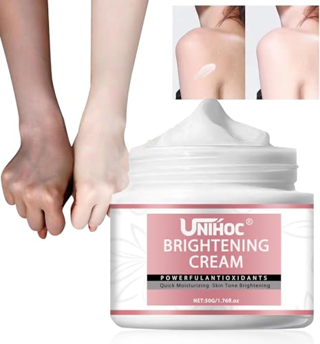 Aufhellungscreme für Den Körper, Aufhellungscreme für Intime und Aufhellung, Intimate Area Skin Whitening Cream, Underarm Whitening Cream, Skin Lightening Creme für Intimbereiche, 50g
