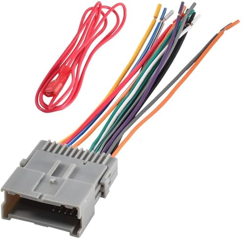 Cable Adaptador estéreo Reemplazo del Conector Adaptador de Antena arnés cableado la Radio estéreo Coche for GM, Chevy, GMC, Buick (Modelos anteriores, 2002-2008)