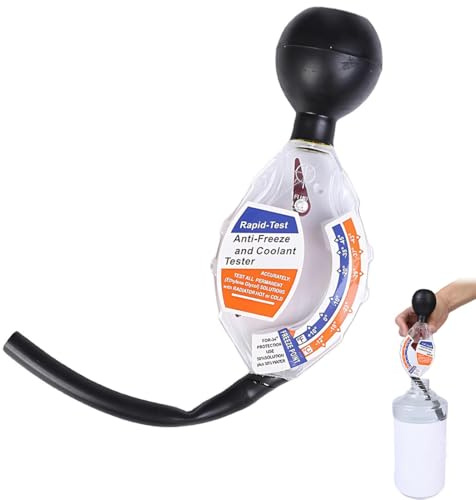 UIEXAY Comprobador De Protección Contra Heladas Para Coche, Medidor De Refrigerante De Hasta -43 °C, Medidor De Anticongelante