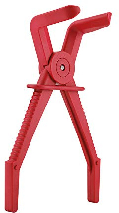 KIMISS Ensemble d'outils de Serrage de Conduite de Frein - 3 Pièces Ensemble d'outils de Serrage de Tuyau Flexible en Plastique Kit de Pinces de de Conduite 'eau de Carburant de Frein (YELLOW)