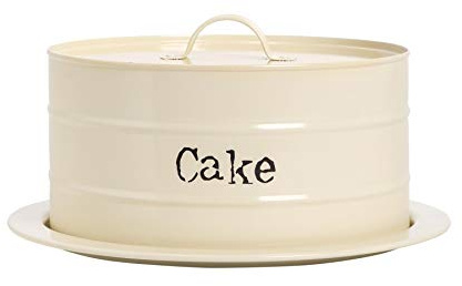 Harbour Housewares Vintage Metall Küchenkuchen - Creme