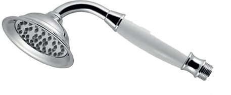 Retro Bathroom Chrome Plated Plastic Vintage Bath Shower Head Replacement