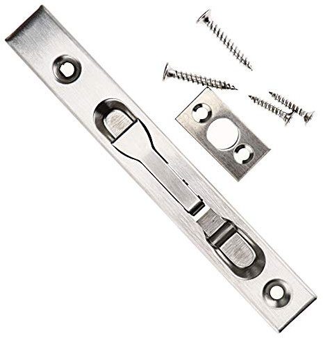 OTOTEC 2 Stück 15,2 cm Sicherheitsriegel, Türschloss, Türschloss, Türschloss, Hebelmechanismus, Schieberiegel aus Edelstahl