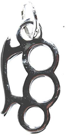 Kiss of Leather Schlagring Anhänger aus 925 Sterling Silber Nr. 176