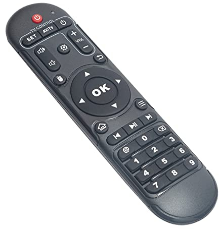 ALLIMITY X33-005 Télécommande Remplacer pour MXQ TV Box MX10 T95M H96-Pro+ H96-MAX T95Q T9 T95-MINI HK1-play X96-Air MX9 H96 X96-MINI X96-MAX V88 HK1-MAX A95X-R2