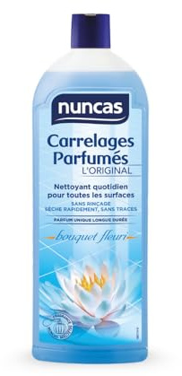 Nuncas Carrelages Parfumés - Nettoyant pour Sols - Bouquet Fleuri - 1000ml
