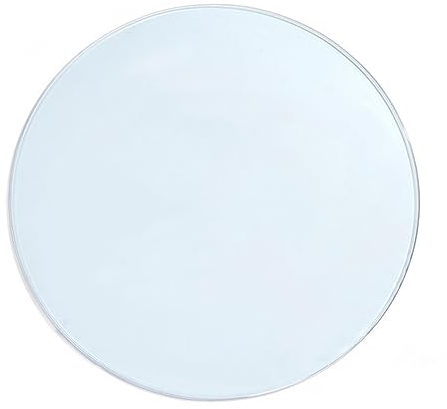 HJXGQJM Dessus De Table Ronde en Verre Trempé, Transparent Plateau De Table Durable Plateau Bureau, pour Salle À Manger/Table Basse, Dessus De Table en Verre Trempé 70 CM(78CM(31INCH))