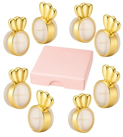 Cris Vida Valor – Tuercas Pendientes Elevadoras Diseño Corona | 4 Pares para Lóbulos Sensibles y Orejas Rasgadas | Silicona Hipoalergénica | Levantadores Anticaída | Caja Regalo Premium